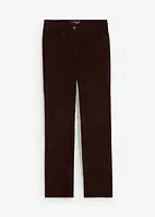 Pantalon droit en velours côtelé extensible, bonprix