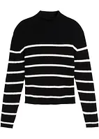 Pull en maille côtelée fille, bonprix