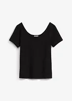 T-shirt à décolleté dos plongeant