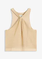 Top en maille brillante