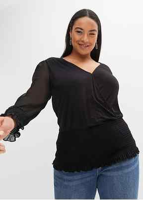 Bon prix tee shirt 2025 long femme grande taille