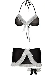 Soutien-gorge triangle+ jupette+ jarretière (Ens. 3 pces.), VENUS