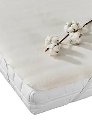 Protège-matelas en coton gratté 2 faces avec élastiques, bonprix