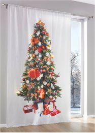 Rideau LED à imprimé sapin de Noël (1 pce), bpc living bonprix collection