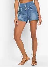 Short en jean taille haute, bonprix