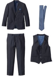 Costume 4 pièces : veste, pantalon, gilet, cravate, bpc selection