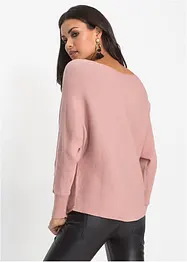 Pull oversize côtelé, bonprix