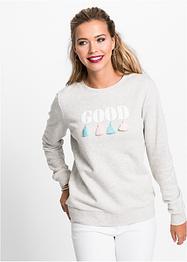 Oneforus Sweat-shirt à Manches Longues Pour Femme - Imprimé Chat Mignon