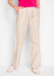 Pantalon large en lin majoritaire, bpc bonprix collection