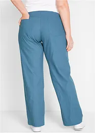 Pantalon en lin à jambe large, bonprix