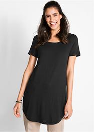 T-shirt long en viscose, manches courtes, bpc bonprix collection