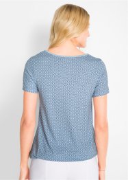 T-shirt avec élastique, manches courtes, bpc bonprix collection