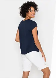 T-shirt coton forme trapèze imprimé, manches courtes, bonprix