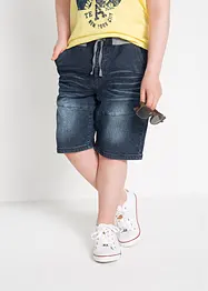 Bermuda garçon en jean extensible, Regular, bonprix