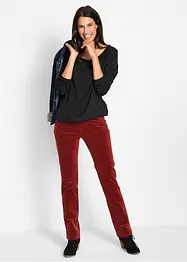 T-shirt manches longues 100% coton, finitions élastiquées, bonprix