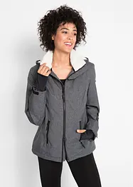 Veste outdoor fonctionnelle avec intérieur polaire peluche, imperméable, bpc bonprix collection