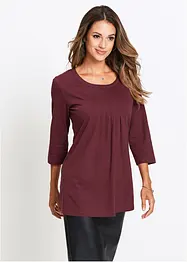 T-shirt long 100% coton, bonprix