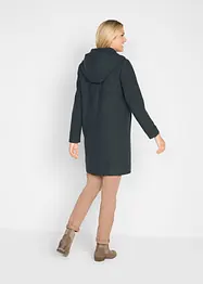 Manteau court imitation laine à capuche, bpc bonprix collection