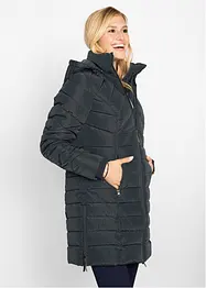 Veste longue matelassée, rembourrée, bonprix