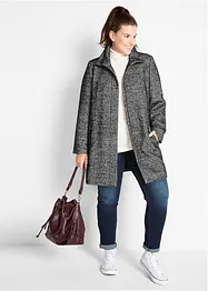 Manteau mi-saison décontracté imitation laine, bonprix