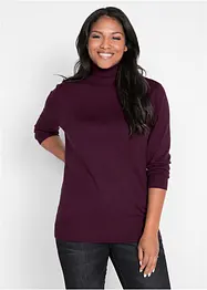 Pull à col roulé en fine maille, bonprix