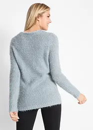 Pull de Noël manches longues et renne en paillettes, bonprix