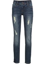 Jean extensible avec zips, taille courte, BODYFLIRT