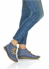 Boots à lacets confortables en cuir, bpc selection