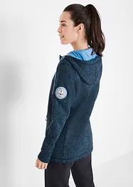 Veste polaire tricotée à capuche, bonprix