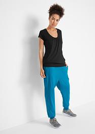 T-shirt long de sport extensible, manches courtes, bpc bonprix collection