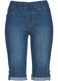 Bermuda en jean avec taille entièrement élastiquée, bonprix