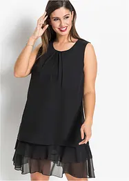 Robe en chiffon en polyester recyclé, bonprix