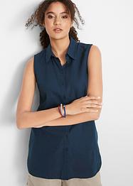 Chemisier en lin sans manches, bpc bonprix collection