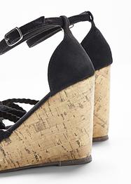 Sandales Compensées à Talons Hauts Multicolores Taille UK 5 - Occasion Bon état