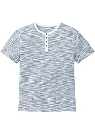 T-shirt à col Henley, manches courtes, bonprix