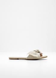 Mules Brodées PAZZO Kadola En Cuir Sarcelle Et Brun - Taille US 7.5 Femme - Occasion