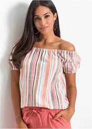 Blouse encolure Carmen, bonprix