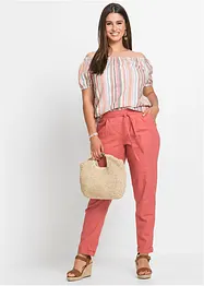 Pantalon en lin, bonprix