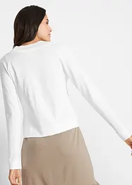 Gilet court en maille de viscose mélangée, bonprix