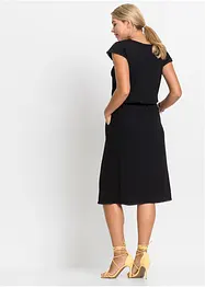Robe midi en jersey viscose extensible, bonprix