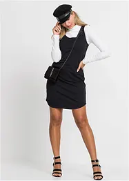 Robe en jersey coton avec dentelle, bonprix
