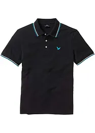 Polo en maille piquée, manches courtes, bonprix