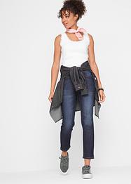 Jean confort-stretch avec fente, 7/8, John Baner JEANSWEAR