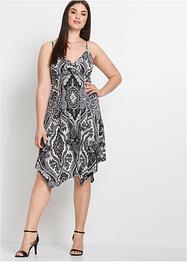 Robe Bodyflirt Taille 44/46 Noir à Rayures - Style Évasé Sans Manches - Occasion Parfait État