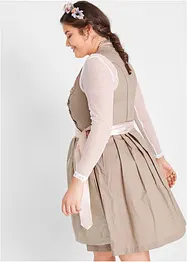 Dirndl à col montant, longueur genou (ens. 2 pces), bonprix