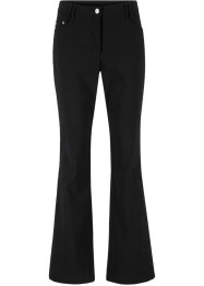 Pantalon flare en bengaline stretch avec taille ajustable, bpc bonprix collection