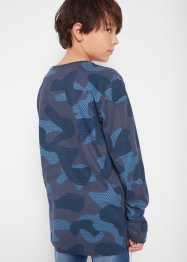 T-shirt à manches longues garçon imprimé camouflage, bpc bonprix collection