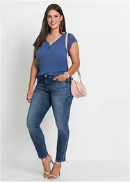 Jean skinny taille mi-haute, extensible, bonprix