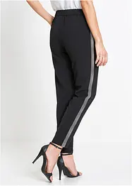 Pantalon à taille extensible avec bandes décoratives, bonprix