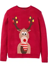 Pull avec motif de Noël, bonprix